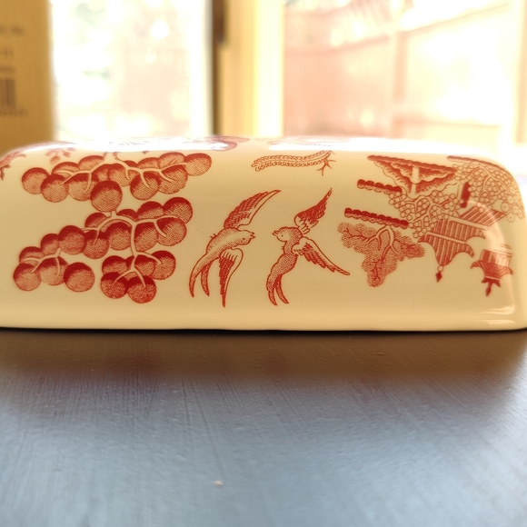 Churchill Willow | Rosa Pink | butter dish - Picture 4 of 10